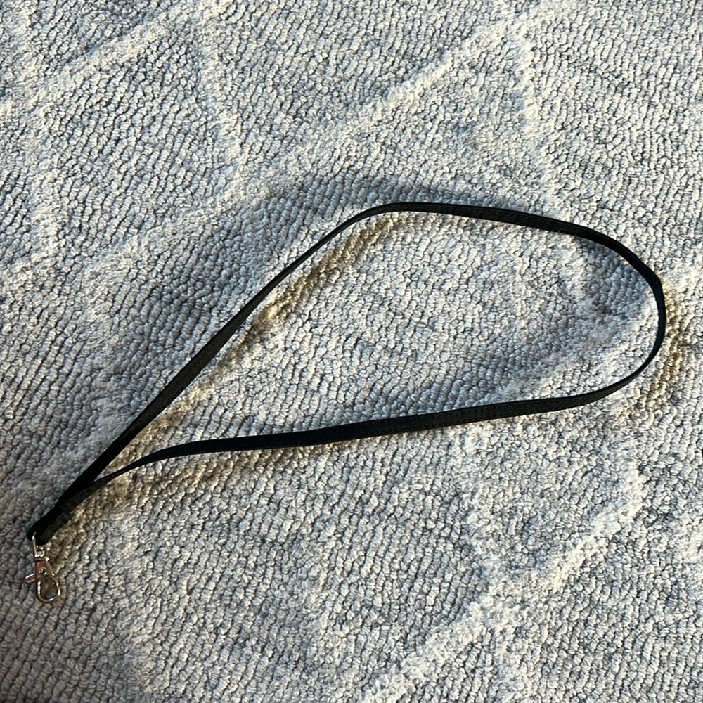 Black lanyard